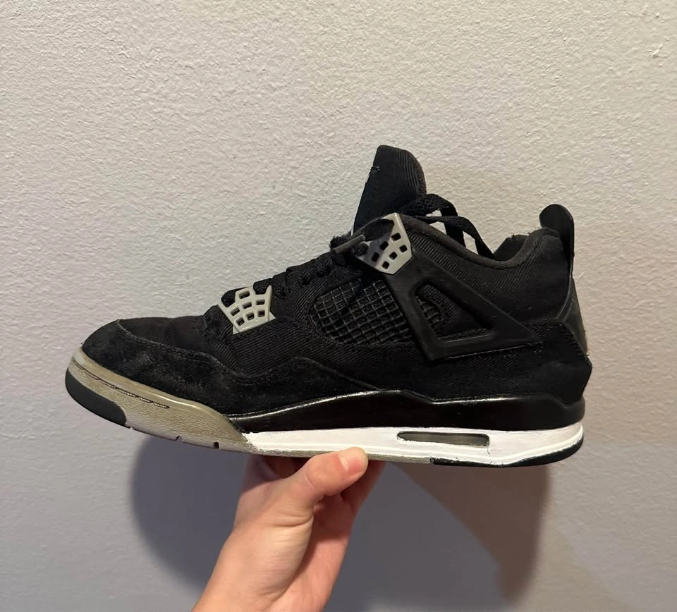 Jordan 4 ‘Black canvas’ - photo 2