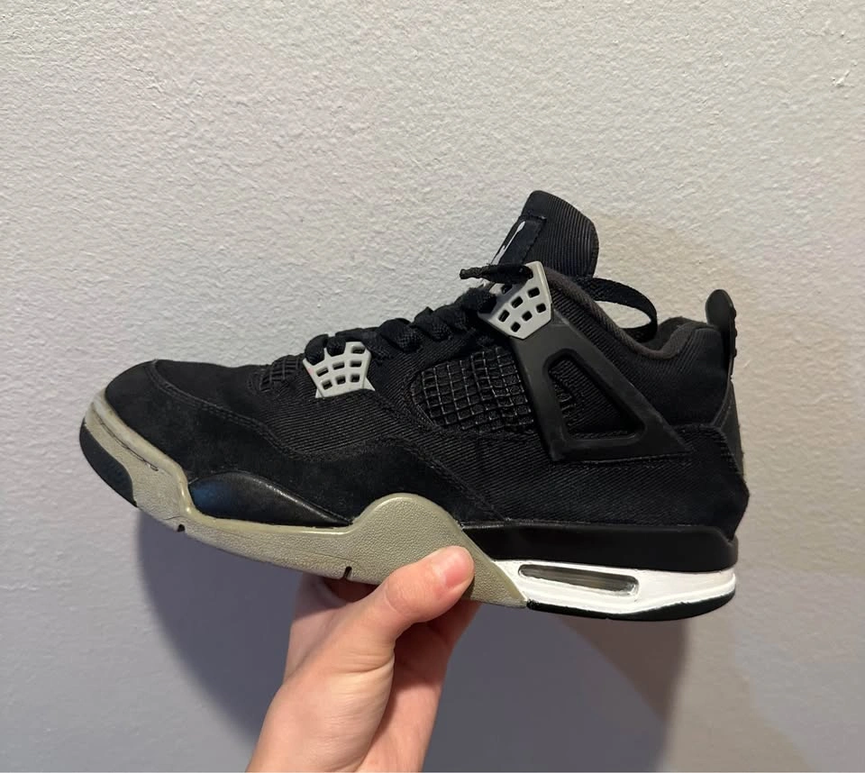 Jordan 4 ‘Black canvas’ - photo 3