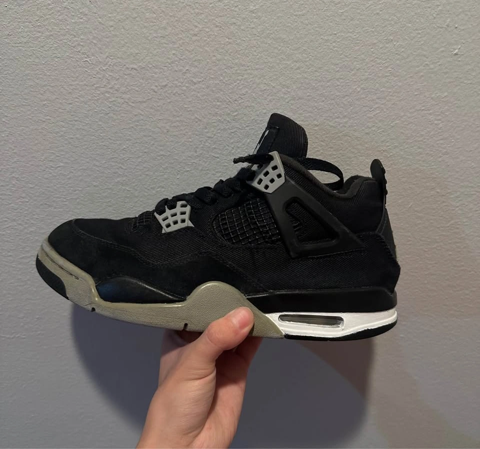 Jordan 4 ‘Black canvas’ - photo 4