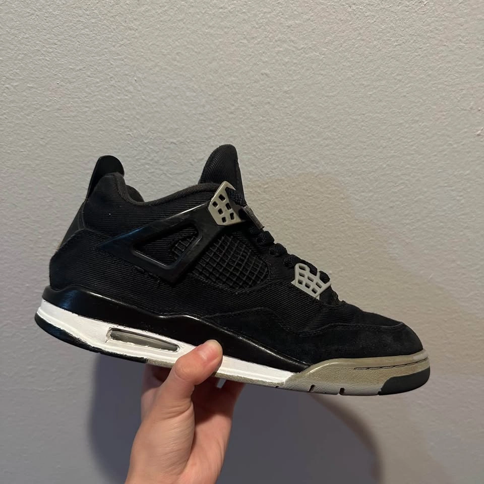 Jordan 4 ‘Black canvas’ - photo 5