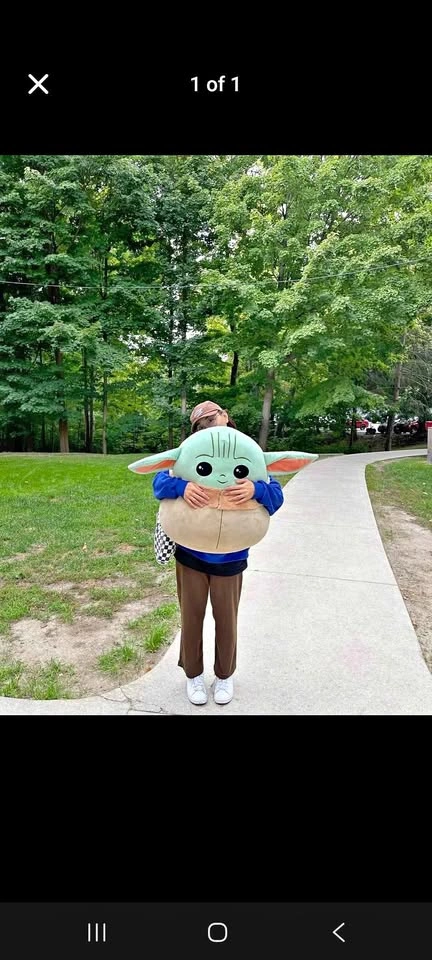 Large Star Wars Grogu Squishmallow Plush
