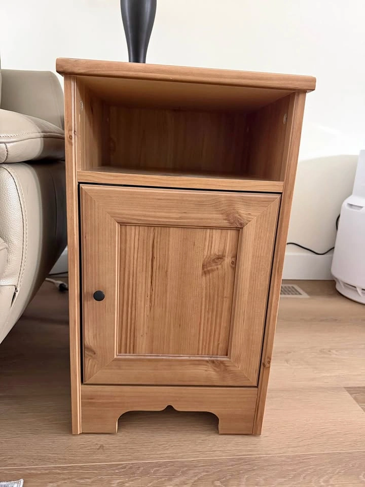 Pine Wooden Nightstand