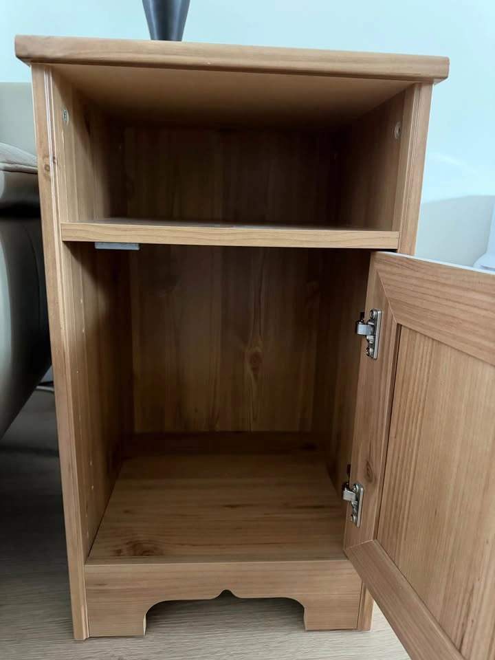 Pine Wooden Nightstand - photo 2