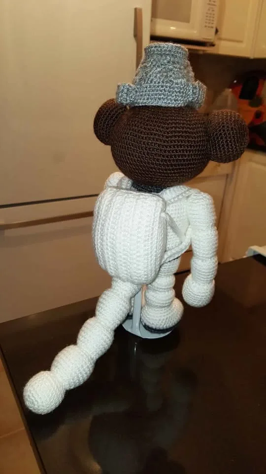 Monkey Astronaut Amigurumi Crochet image indicator(2)