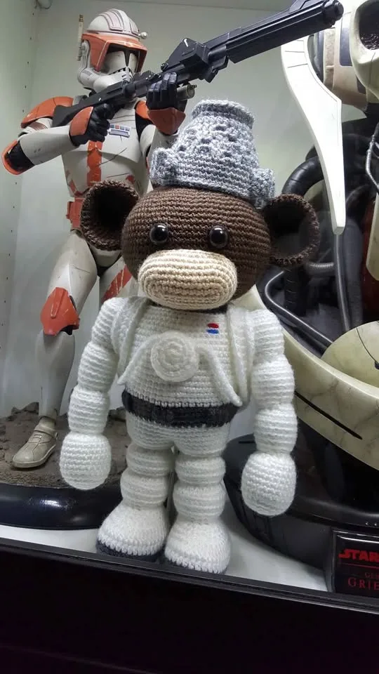 Monkey Astronaut Amigurumi Crochet image indicator(3)