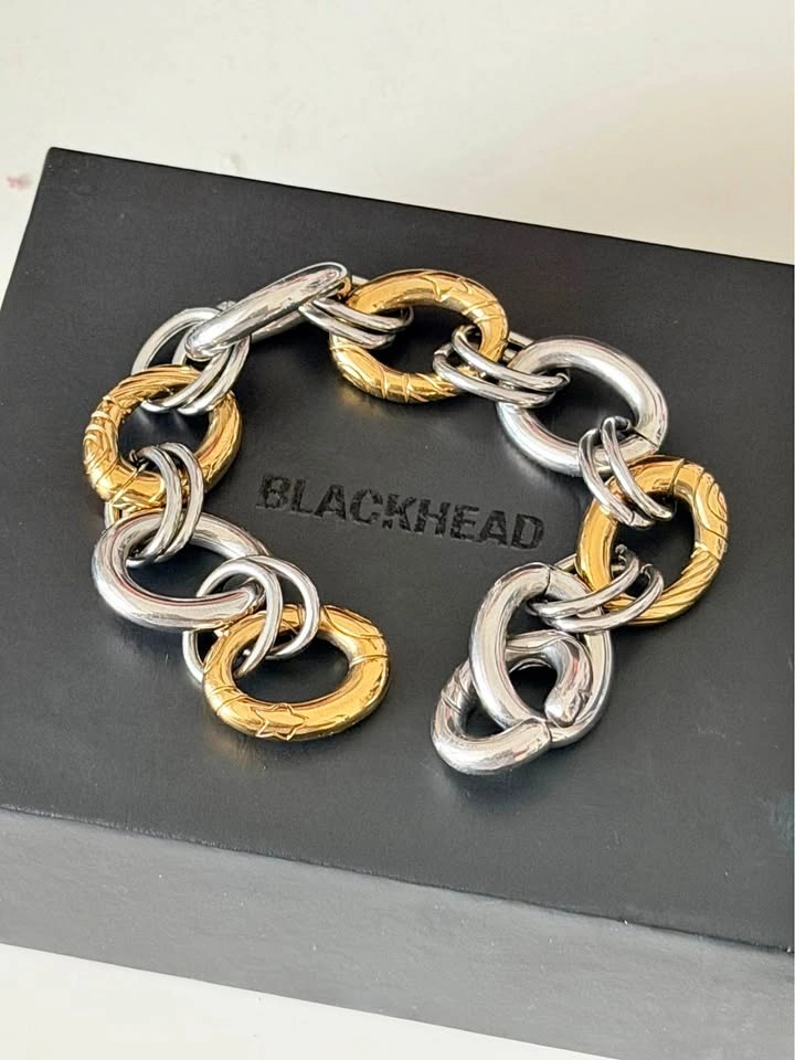 BLACKHEAD Two-Tone Chunky Chain Bracelet