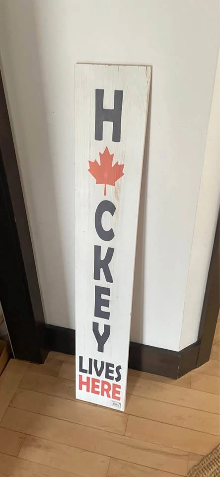 Double sided 4 ft hockey porch sign - photo 2