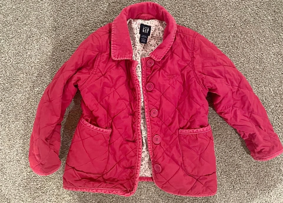 Gap quilted coat, size 4 years