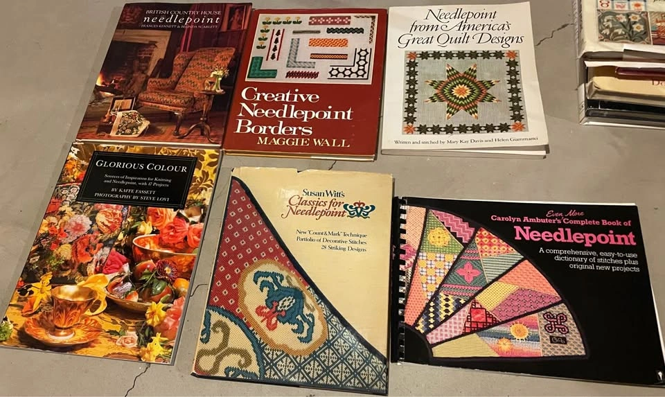 $5 ea or all $60 - needlepoint craft books - photo 2