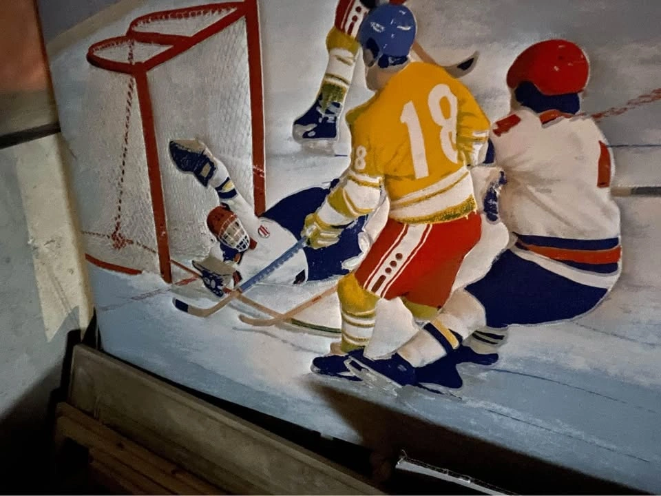 40x30 quilted hockey picture - photo 2