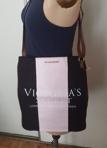 NWT Victoria's Secret crossbody logo bag purse pink black