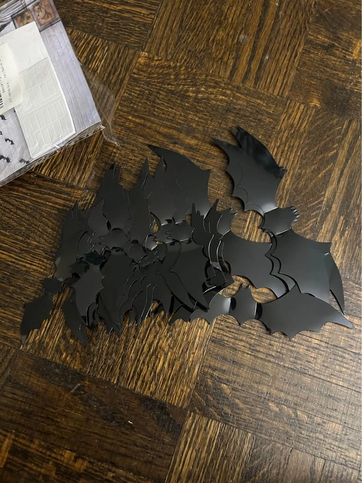 60PCS 3D Bat Decor halloween 2 bags - photo 3