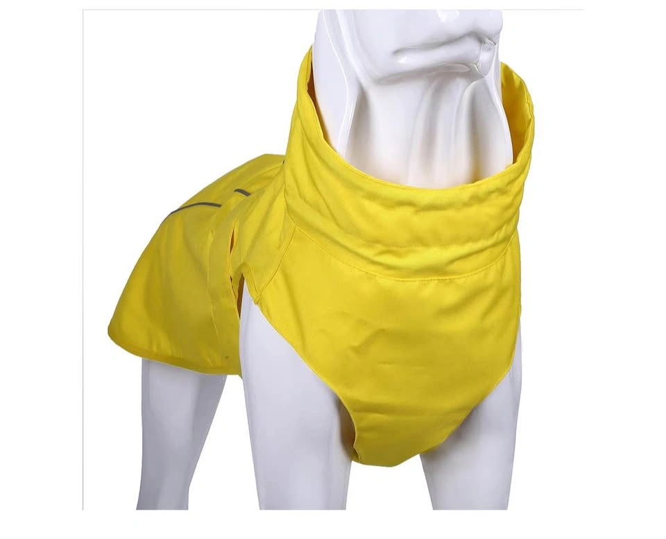 XL Waterproof Dog Raincoat – Yellow | Adjustable & Reflective - photo 3