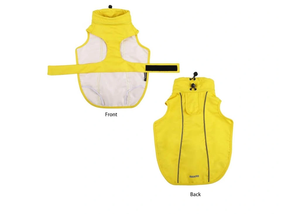 XL Waterproof Dog Raincoat – Yellow | Adjustable & Reflective - photo 5