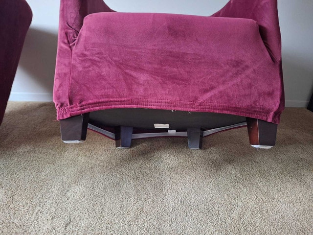 Barrel accent chairs with covers - photo 3