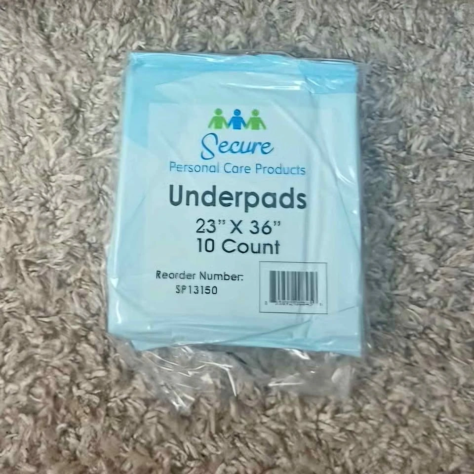 Secure Waterproof Underpads/Bed Pads/Pet Training Pads - 10 Coun