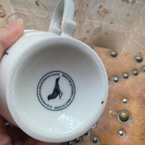 Anthropologie Love Birds Letter H Monogram Pedestal Mug - photo 5