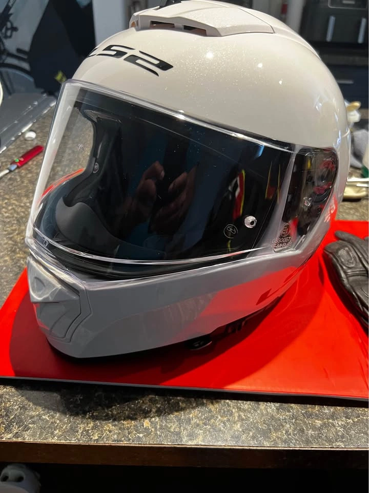 LS2 Breaker Full-Face Helmet - Solid White (Size 2XL) - photo 3