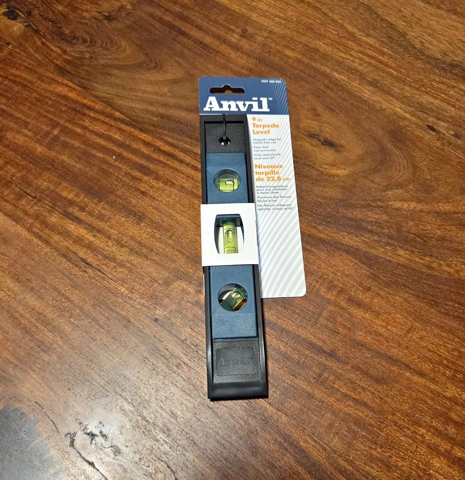 Anvil 9" Magnetic Torpedo Level – New / Unused