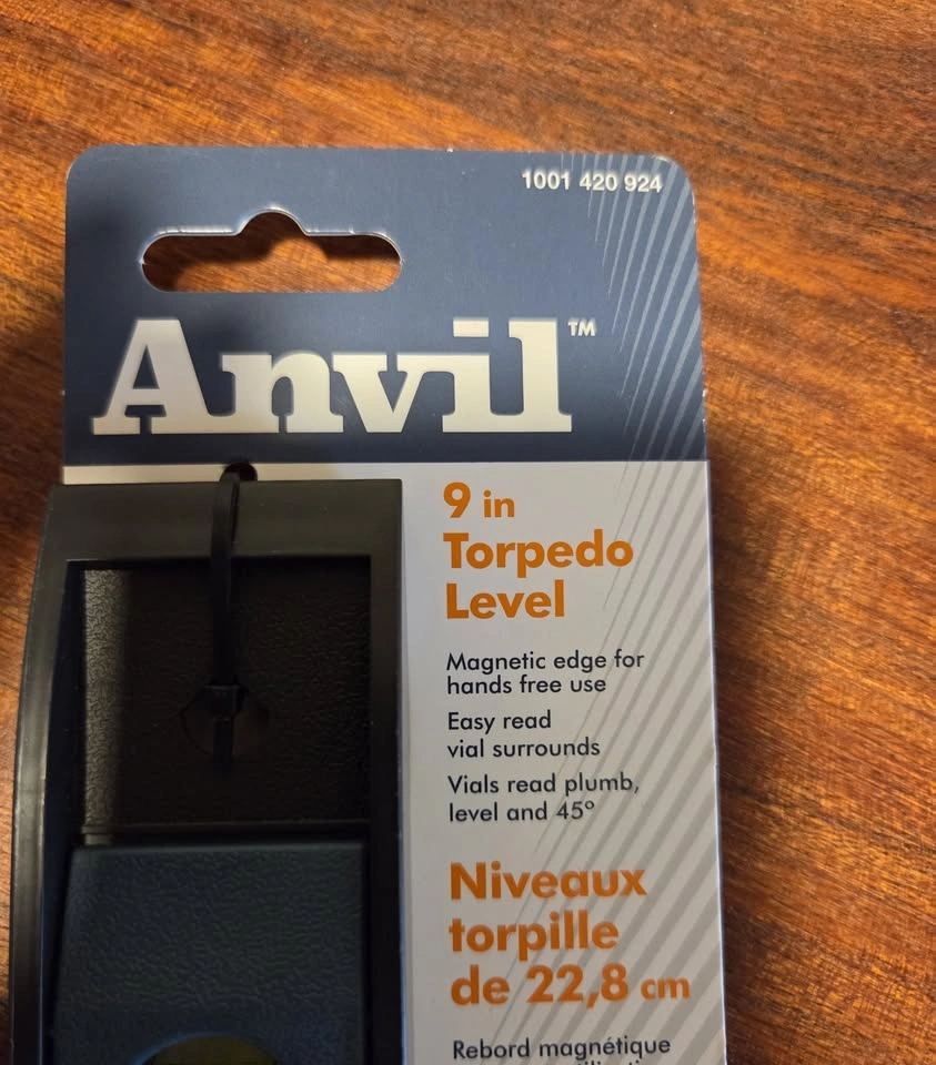 Anvil 9" Magnetic Torpedo Level – New / Unused - photo 2