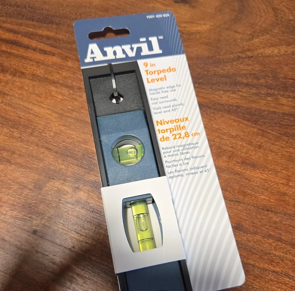 Anvil 9" Magnetic Torpedo Level – New / Unused - photo 3
