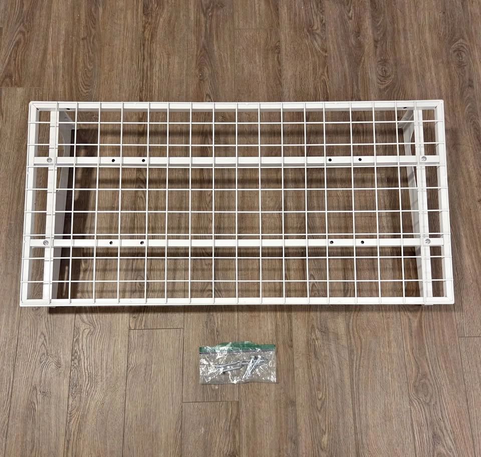 HyLoft Heavy Duty Wall Shelf 36” x 18” – White Steel Wall Storag