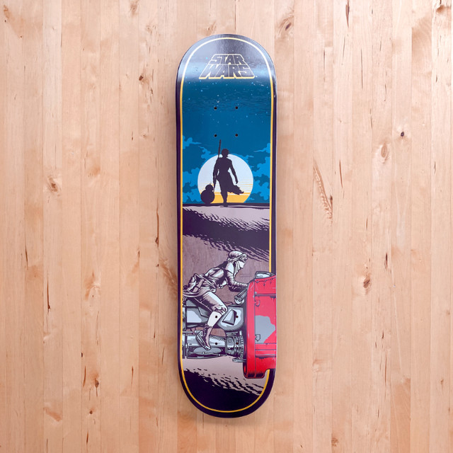 Santa Cruz x Star Wars Episode VII Rey Skateboard Deck 7.8"