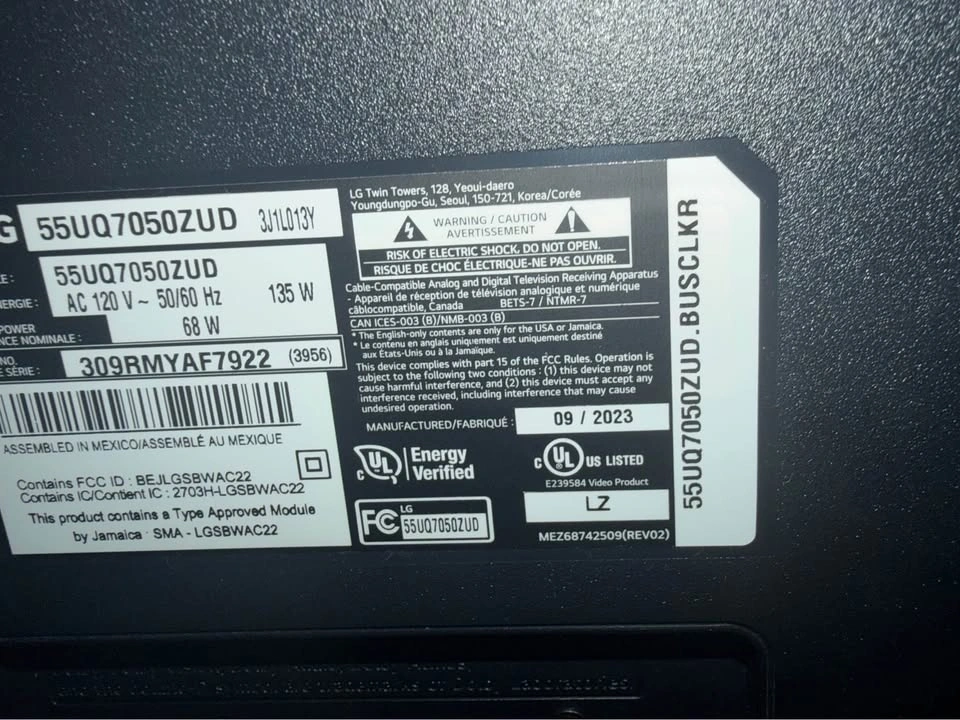 LG 55UQ7050ZUD 55-Inch 4K Smart TV - photo 3