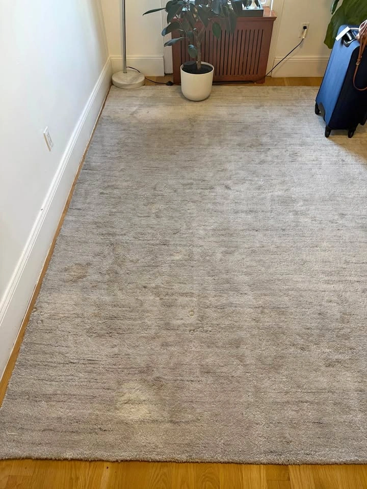 West Elm Shale Striations Performance Rug Grey 8 x 10
