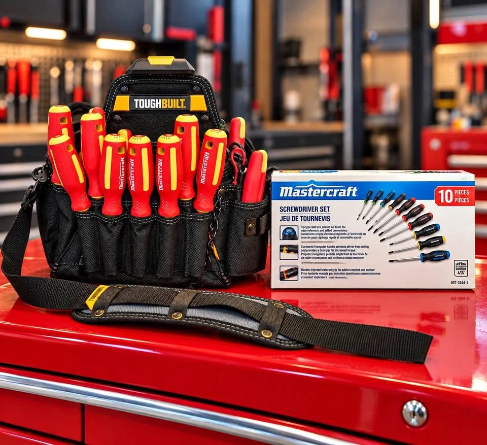 Mastercraft Electrical Tool Kit + ToughBuilt Pouch + New Set