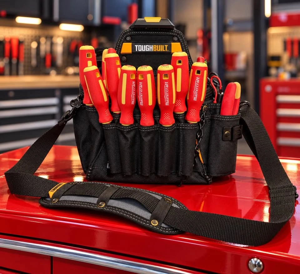 Mastercraft Electrical Tool Kit + ToughBuilt Pouch + New Set - photo 4