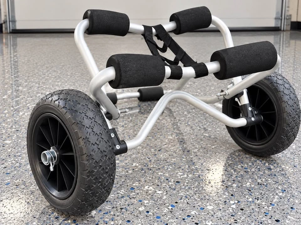 Canoe / Kayak Transport Cart – Large Wheels – Padded – $80 - photo 2