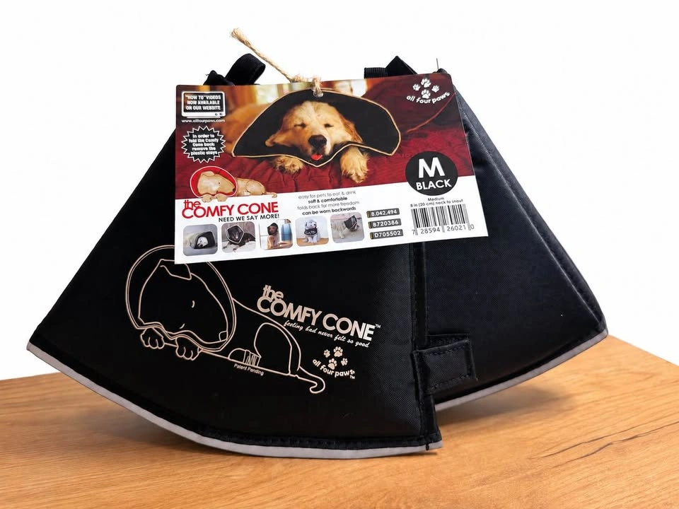 NEW All Four Paws Comfy Cone – Medium – Black – $25 - photo 2