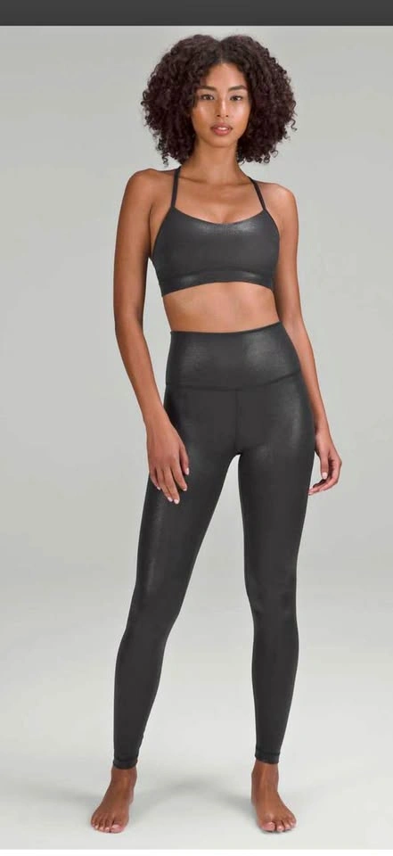 Lululemon Align High-Rise Pant 28” Shine Radiate Foil Print