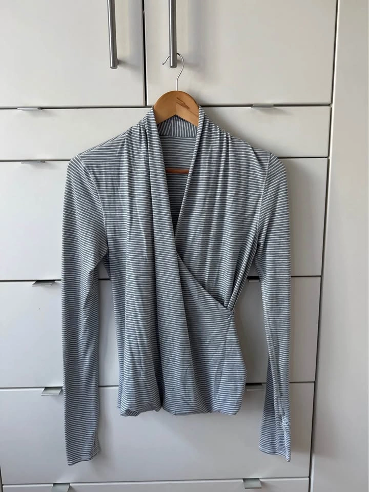 Lululemon Radiant Long Sleeve – Heathered Medium Grey – Size 4/6 - photo 4