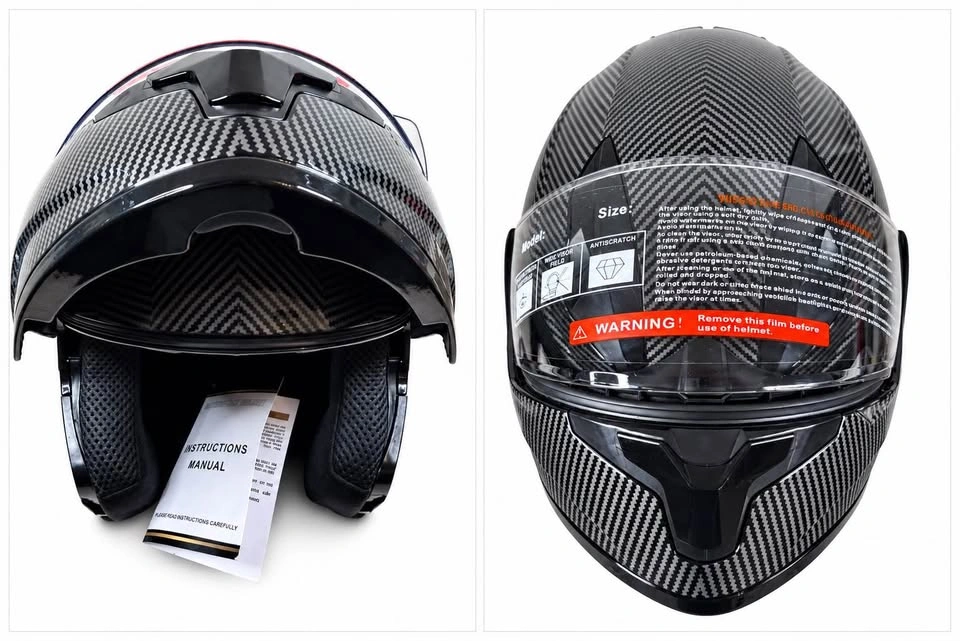 SanQing CH-103 Modular Motorcycle Helmet – Large 59–60 cm - photo 3