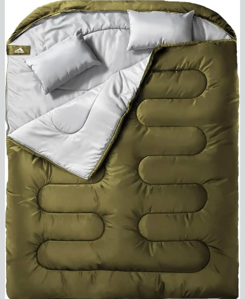 MEREZA Double Sleeping Bag – Army Green - photo 2