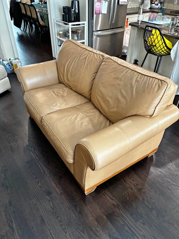 Couch & Loveseat matching Leather