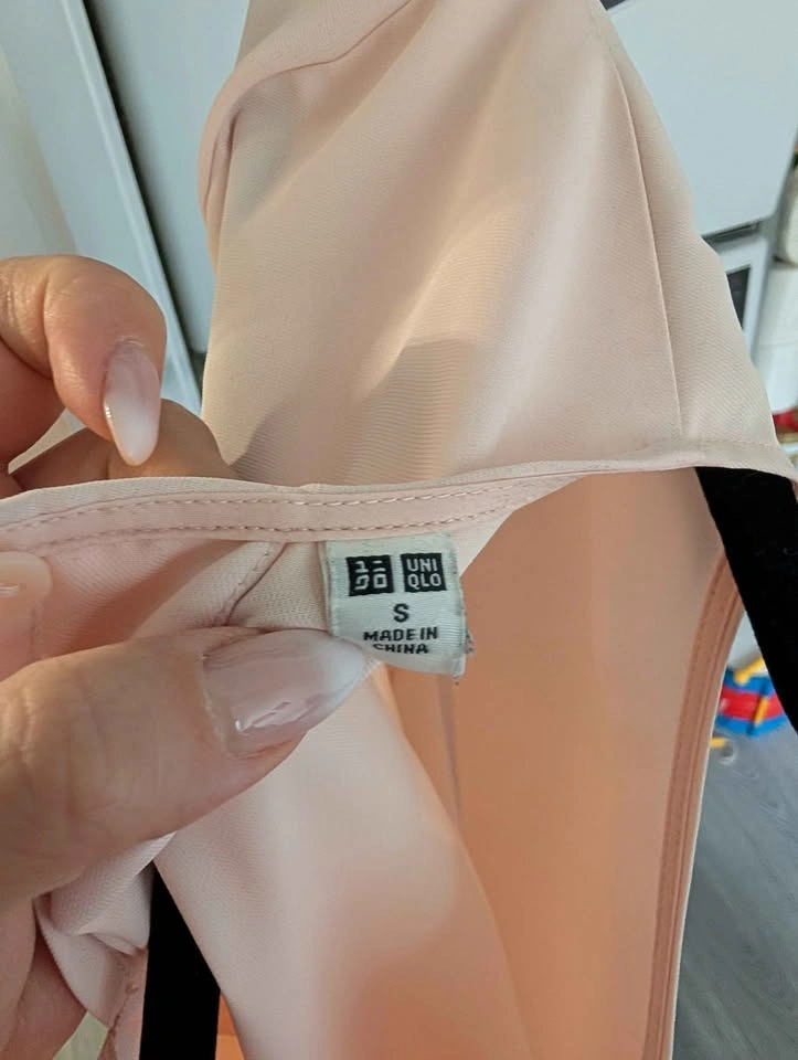 UNIQLO Blush Pink Blouse – Size S - photo 2