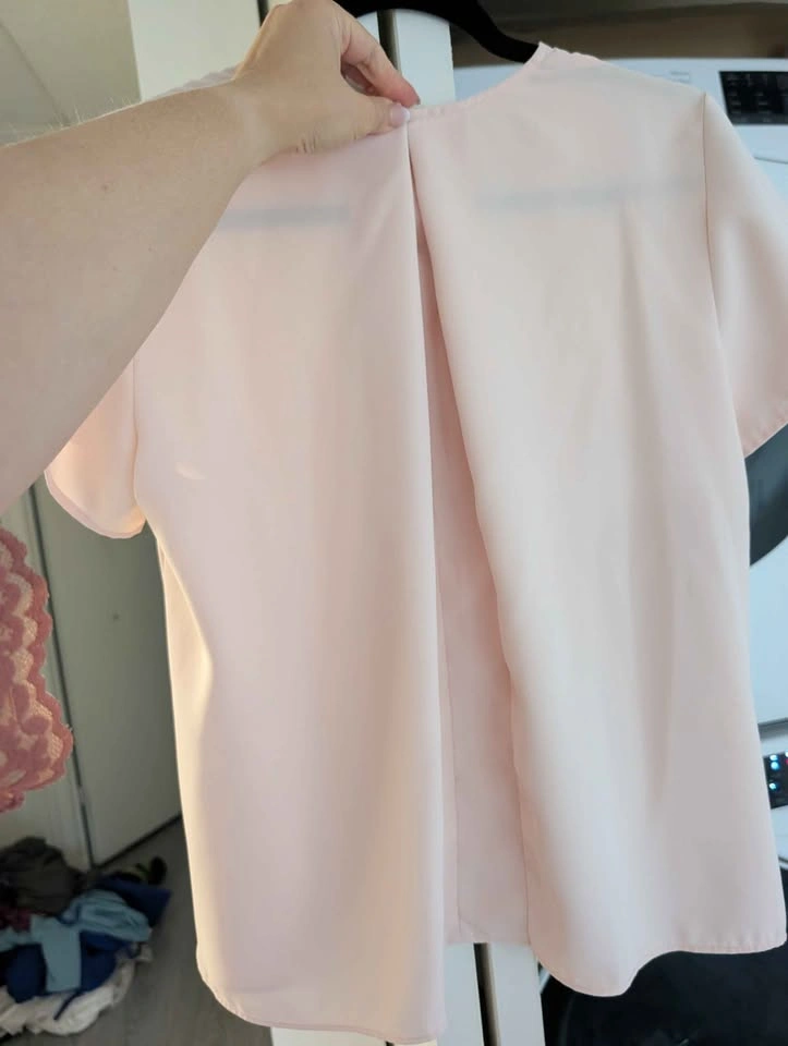 UNIQLO Blush Pink Blouse – Size S - photo 3