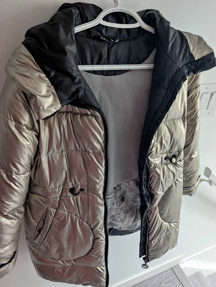 Girls’ Warm Reflective Jacket – Age 10–12