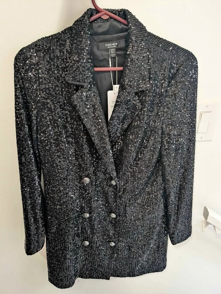 Gorgeous Ever New sequin blazer dress, size 6. Brand new with ta