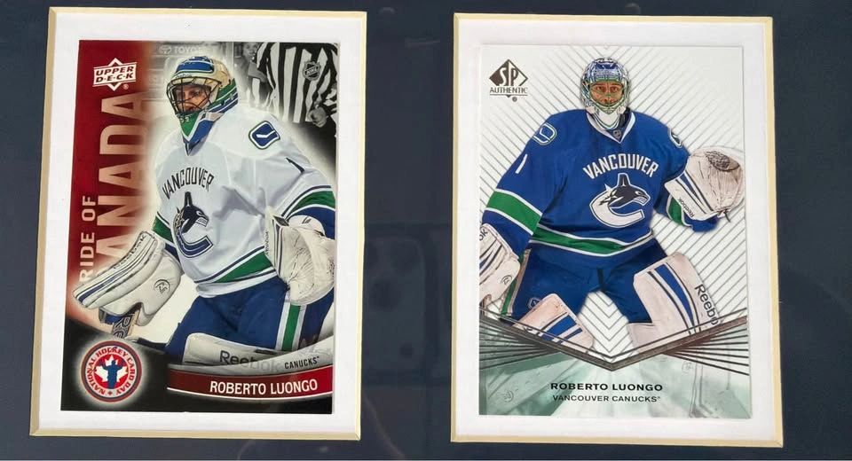 Roberto Luongo Vancouver Canucks Framed Hockey Memorabilia - photo 2