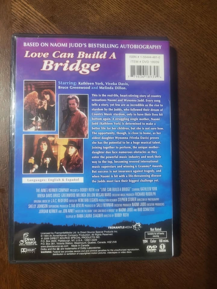 Love Can Build A Bridge DVD - photo 2
