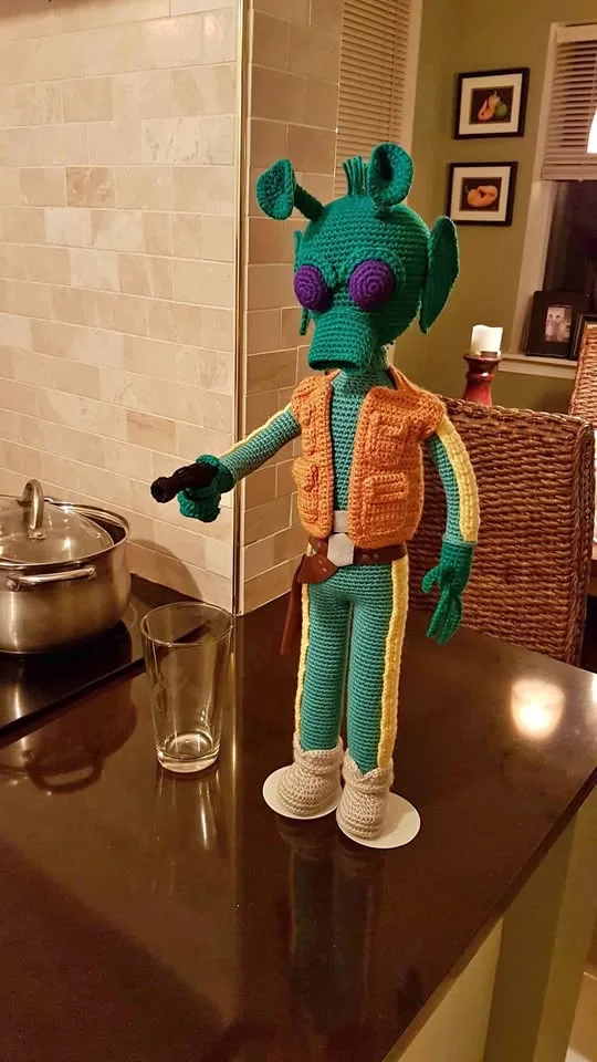 Greedo Amigurumi Crochet thumbnail