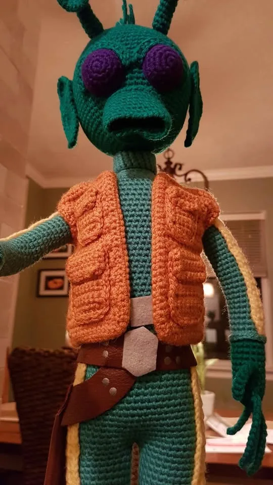 Greedo Amigurumi Crochet image indicator(5)