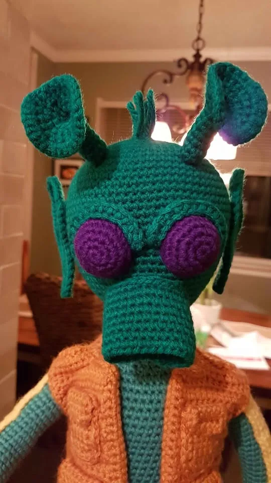 Greedo Amigurumi Crochet image indicator(6)