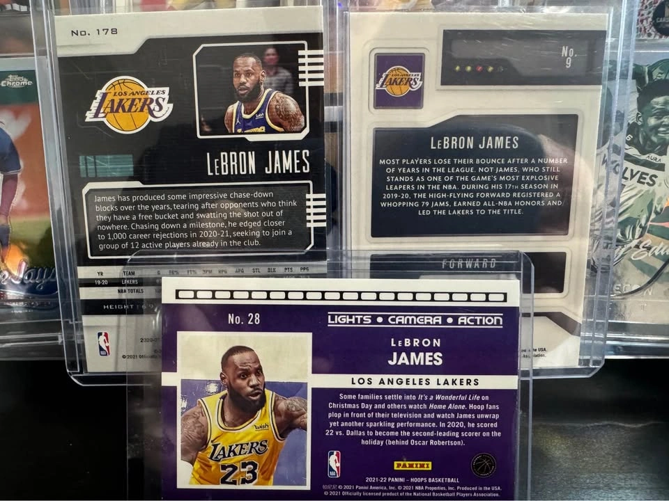 Lebron James basketball card lot - photo 2
