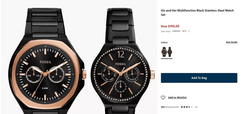 Fossil Multifunction Black Stainless Steel - Men's Watch Only - photo 4