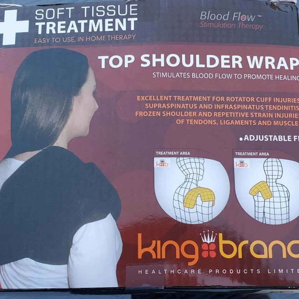 King Brand Top Shoulder Wrap with Heat Electro Therapy - photo 2